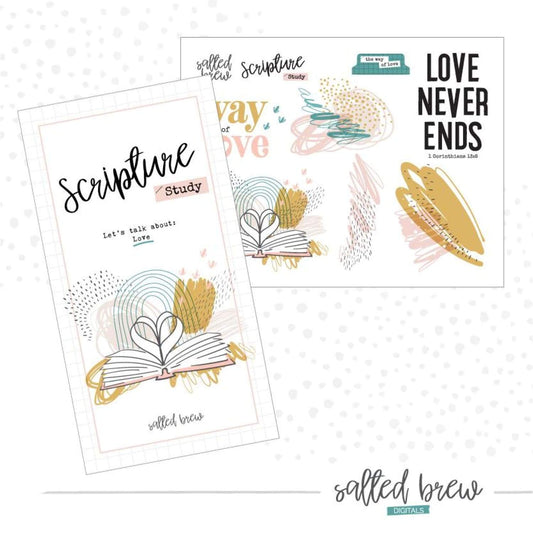 Scripture Study Kit - Love (1 Corinthians 13) - Digitals