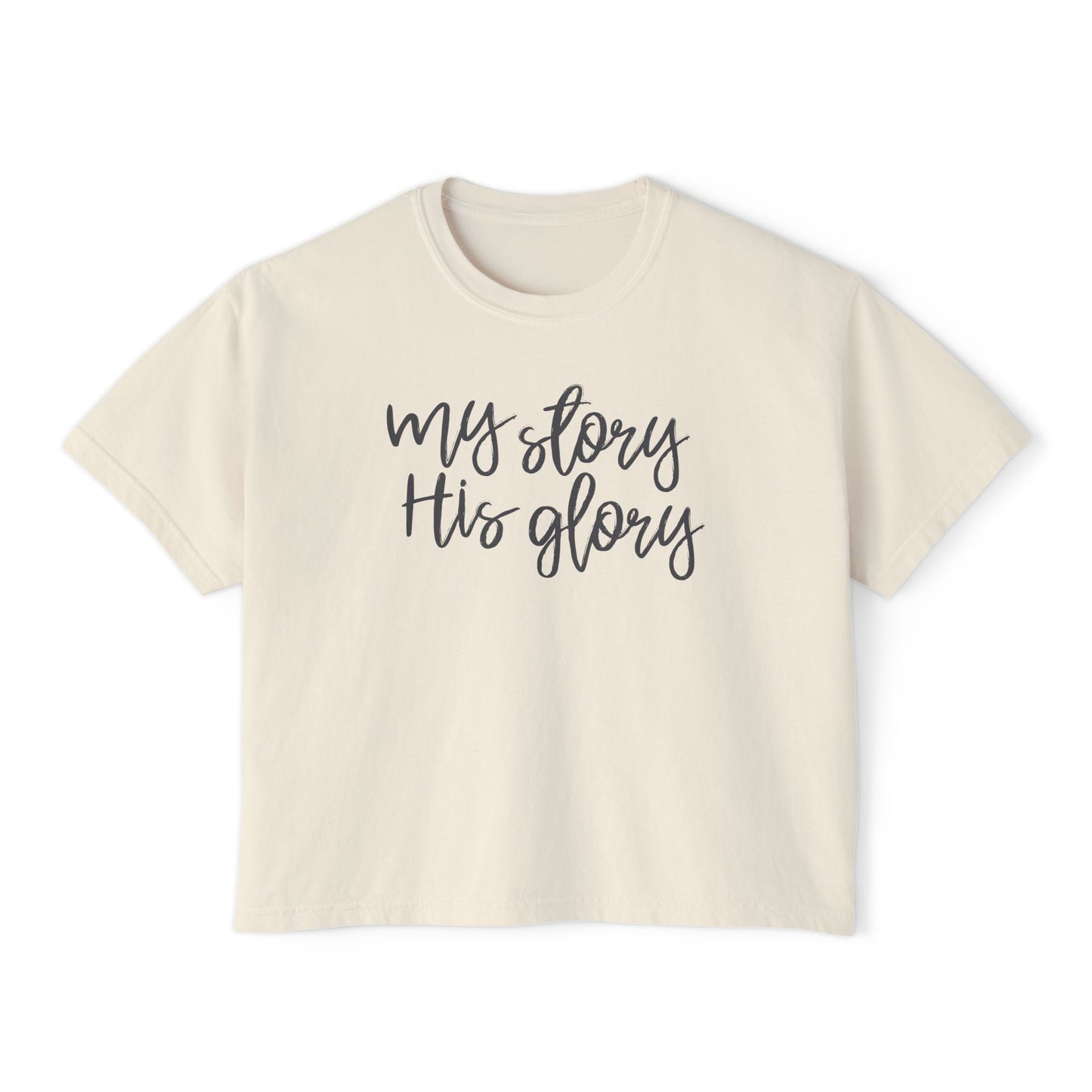 My Story His Glory Boxy Tee