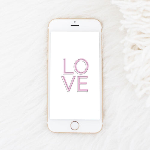 LOVE Phone Background - Digitals