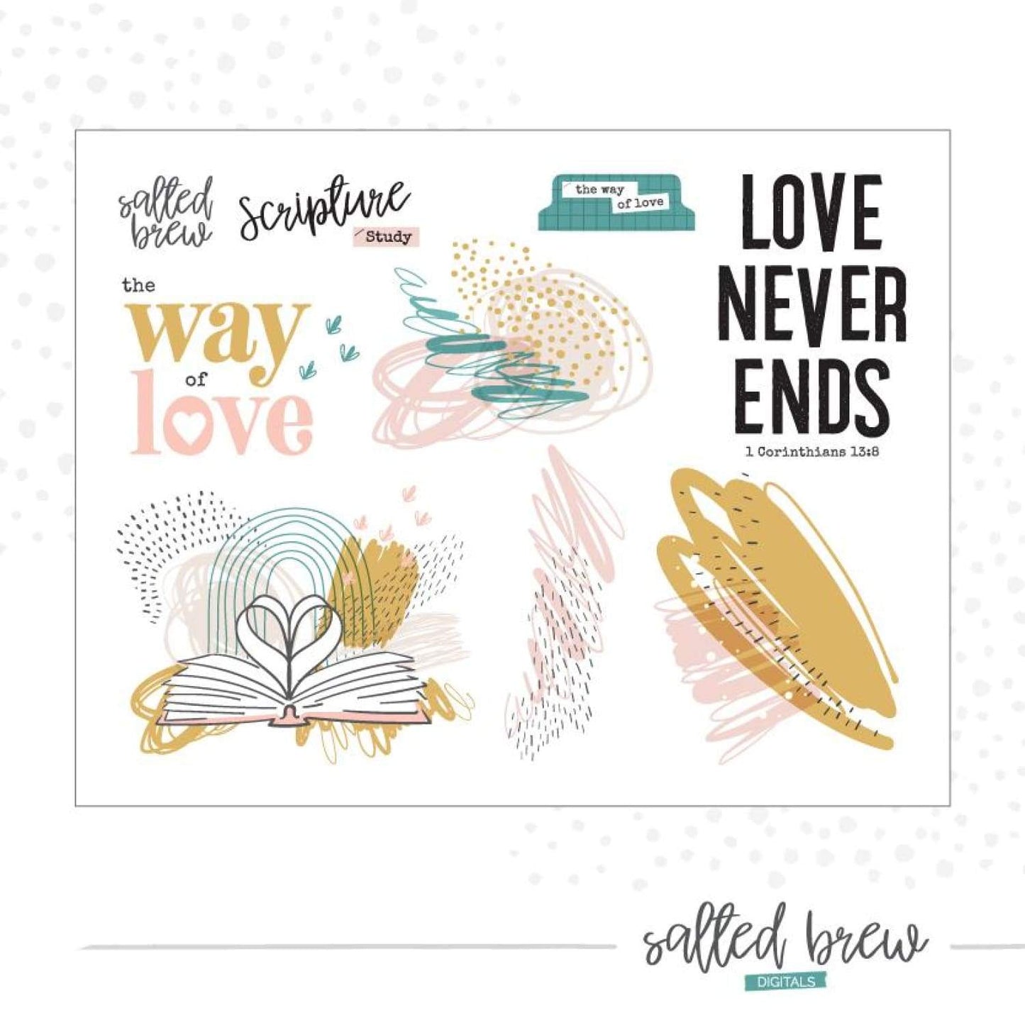 Scripture Study Kit - Love (1 Corinthians 13) - Digitals